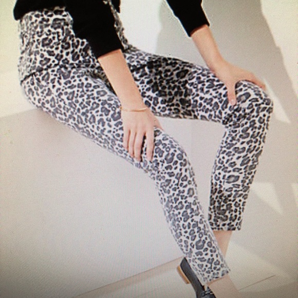 loft leopard jeans